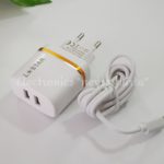 PUNJAČ ZA MOBITEL LASTAR 2,4A MICRO - DVA IZLAZA