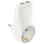 Punjač kućni za smartphone, tablet,2 x USB, 2.1A + Schuko