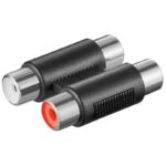 RCA činč ženski x 2, za produžetak audio kabla 2x cinch ženski na 2x cinch ženski