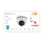 DOME IP KAMERA 2.0MP 2.8-12MM 30M IR POE STARLIGHT LIRDNTSL200