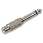 Konektor Gigatech 6.3mm (m) -RCA (f) 2/1