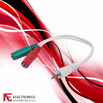 GEMBIRD audio adapter za slušalice 3,5mm 4pin to 2x 3,5 mm 3pin (mic/slušalice), white, CCA-417W