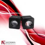 Zvučnik, set, 2.0, USB 5V, boja crna