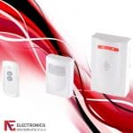 Bežični alarm-javljač "Ding-dong", daljinski prekidač, 120m