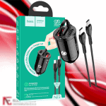 Auto punjač sa type C kabelom, PD + QC3.0, 2 x USB, 4.8 A