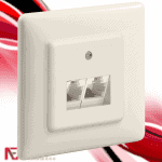 Telefonska/ISDN/mrežna utičnica 8/8, ugradbena