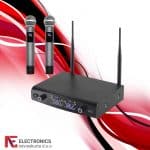 Profi set 2 bežična mikrofona i prijemnik- domet do 80 met.