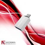 Adapter mikro USB OTG Borofone BV2 sivi