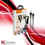 Auto punjač sa USB type C kabelom, QC, 2 x USB, 3.1 A