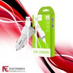 Auto punjač sa micro USB kabelom, 2 x USB, 5 V/2.4 A
