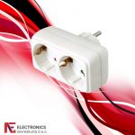 Strujni razdjeljnik, 2 x Shuko utičnica