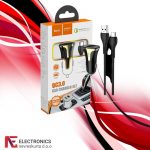 Auto punjač sa USB type C kabelom, QC, 2 x USB, 3.1 A