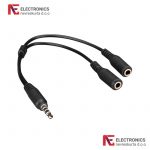 Audio razdjelnik 3.5mm AUX za mikrofon i slušalice