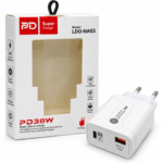 BRZI PUNJAČ PD 38W USB + TYPE-C