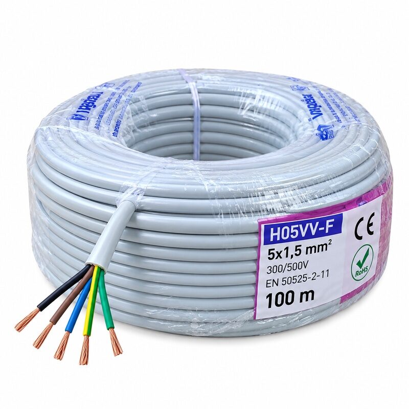 H05VV-F_5x1,5_100m LICNASTI ELEKTRO KABL H05VV-F 5×1,5 mm² – 100 m - Slika 1