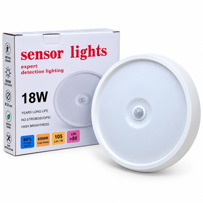 LUMICO_PLAFONJERA_SENZOR_18W_800x800 (1) LED PLAFONJERA LUMICO SA SENZOROM POKRETA 18W - Slika 1