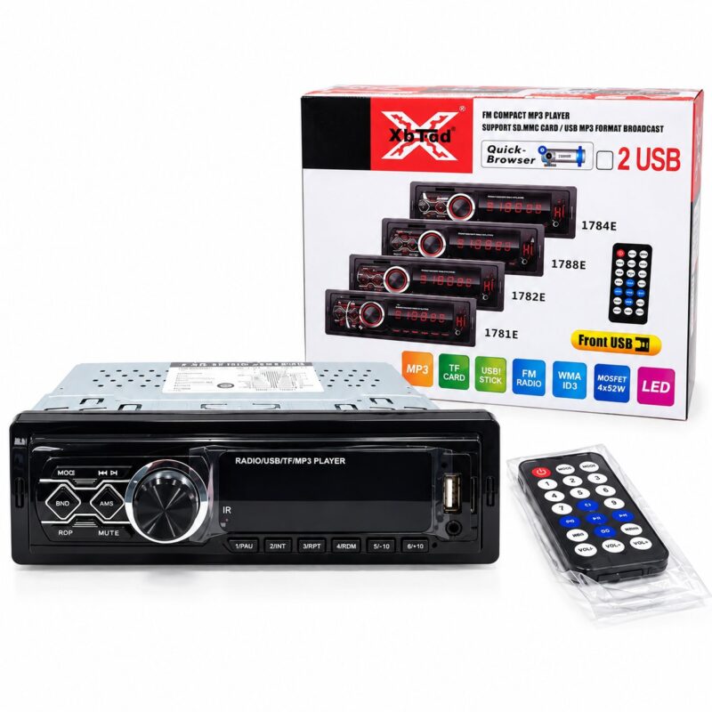 auto_radio_6502 AUTO RADIO MP3/FM/BLUETOOTH – SA DALJINSKIM UPRAVLJAČEM - Slika 1