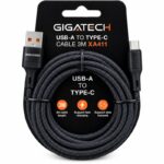 USB-A NA TYPE-C GIGATECH KABAL 3m