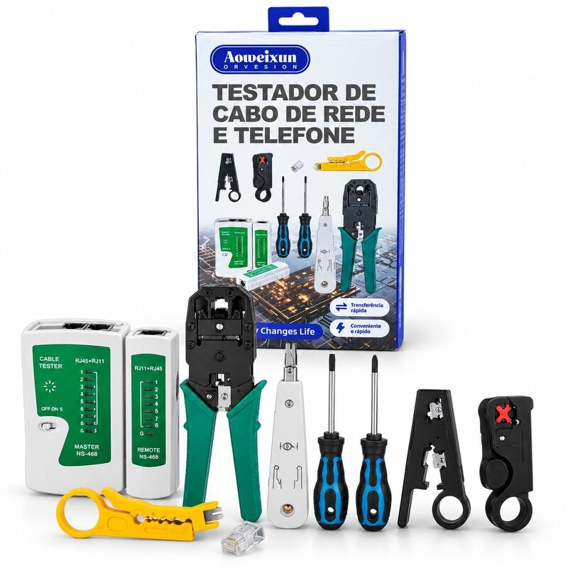 set_za_mrezu_alat_ispred_kutije SET ZA MREŽU – KRIMP KLIJEŠTA, TESTER I ALAT ZA KABLOVE - Slika 1