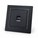 UTIČNICA RJ45 (LAN) CAT5e – CRNA